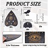 DIY Poplar Wood Display Stand Decorations AJEW-CN0001-63B-2