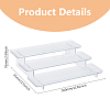 Three Layers Plastic Kitchen Oil Bottle Organizer Rack ODIS-WH0001-53-2