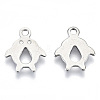 Non-Tarnish 201 Stainless Steel Charms STAS-R116-077-2