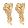 Brass Stud Earring Findings KK-U038-03G-1