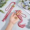 Polyester Graduation Tassel Pendant Decorations AJEW-WH20020-078E-3