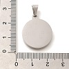 304 Stainless Steel Pendants STAS-U035-29P-3