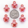 Transparent Crackle Acrylic Pendants LS-MACR-S373-63-L03-3