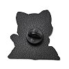 Cat Reading Book Enamel Pins JEWB-I055-05EB-03-2