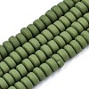 Handmade Polymer Clay Beads Strands LS-CLAY-N008-104-1