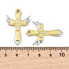 Alloy Rhinestone Pendants RB-CBA18BA-04G-3
