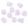 10Pcs Glass Bead Caps for Wind Chimes Making GLAA-BY0001-05G-2