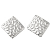 Non-Tarnish 201 Stainless Steel Stud Earrings Finding STAS-B035-05P-2