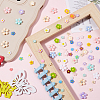300Pcs 5 Styles Opaque Resin Cabochons RESI-SP0001-13-4