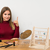 6-Tier Wooden Jewelry Bracelet Organizer Display Riser Stands ODIS-WH0086-162B-7
