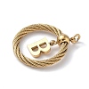 304 Stainless Steel Pendants STAS-D154-01B-G-2