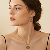 40Pcs Tibetan Style Hollow Alloy Pendants TIBEP-FH0001-29AB-6
