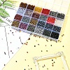 288G 24 Styles Glass Seed Beads SEED-FS0001-26A-8