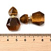 Natural Tiger Eye Perfume Bottle Pendants G-L623-12G-01-3
