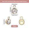 50Pcs Brass Pendants KK-BBC0025-91C-2