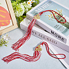 Polyester Graduation Tassel Pendant Decorations AJEW-WH20020-078E-4