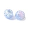 Two Tone Transparent Acrylic Beads OACR-D304-02B-2
