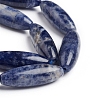 Natural Sodalite Beads Strands G-E560-I01-10x30mm-3