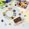 90Pcs 9 Colors Handmade Lampwork Beads LAMP-TA0002-40-7