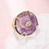 Natural Gemstone Cuff Rings GG-CBA5FCC-02G-4