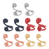10Pcs 5 Colors Zinc Alloy Cuff Earrings for Women EJEW-HS0001-08-1