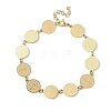 Religion 304 Stainless Steel Link Chain Bracelets for Women BJEW-F524-01G-4
