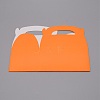 Solid Color Paper Fold Cakes Boxes CON-WH0081-22G-1