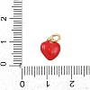 Brass Enamel Charms KK-P339-25G-02-3