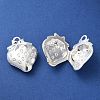 Rack Plating Iron Locket Pendants KK-F090-05S-3