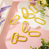 10Pcs Alloy Spring Gate Rings FIND-TA0009-25H-4