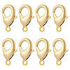 8Pcs Brass Lobster Claw Clasps KK-TA0002-70-1