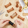Wooden Empty Spools for Wire WOOD-WH0034-88-3