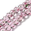 Handmade Bumpy Lampwork Beads Strands LAMP-K037-16D-1