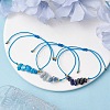 30Pcs 30 Styles Natural Gemstone Braided Bead Bracelets BJEW-JB11146-5