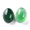 Natural Green Onyx Agate Cabochons G-H231-09C-2