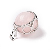 Natural Rose Quartz Pendants G-A212-01P-05-3