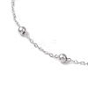 304 Stainless Steel Cable Chains Bracelets BJEW-JB11499-02-3