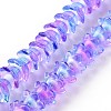 Transparent Glass Beads Strands LAMP-H061-01B-2