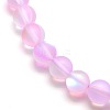 Synthetic Moonstone Beads Strands X-G-F142-8mm-09-3