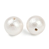 Compressed Cotton Pearl Beads WOVE-V001-A01-12mm-2