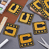 Computerized Embroidery Cloth Iron on/Sew on Patches PATC-WH0006-91C-4