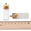 Natural Citrine & Selenite Big Pendants G-H084-09G-04-3