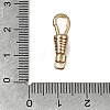 Brass Swivel Clasps KK-CBA4292-04G-3