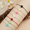 7Pcs Resin Cross Bead Braided Bracelets Sets ME3400-3