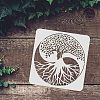 Large Plastic Reusable Drawing Painting Stencils Templates DIY-WH0172-808-3