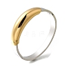 304 Stainless Steel Hinged Bangles for Women BJEW-C091-02E-GP-4