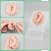  2Pcs Soft Silicone Ear Displays Mould for Earring Display ODIS-NB0001-39-3