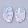 Two Tone Transparent Spray Painted Glass Pendants X-GLAA-T013-02-D02-2