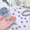 100Pcs Opaque Acrylic Beads MACR-SC0002-47-3