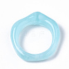 Transparent Resin Finger Rings RJEW-T013-001-F04-5